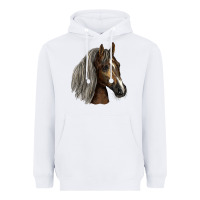 White Tennessee Horse Heavyweight Hoodie - LillyAllenDesigns