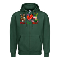 Sports Green peace love wine Zipper Hoodie - AdoDesignShop