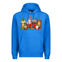 True Royal Christmas gnomes coffee cups Premium Hoodie - MaliasSmallBusiness