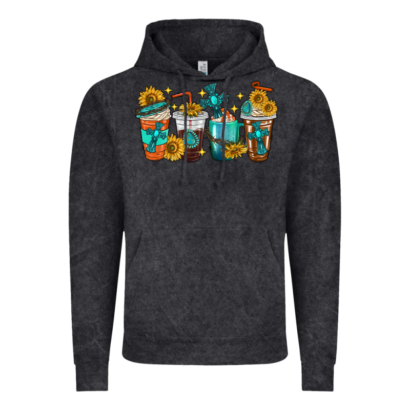 Cross Coffee Cups Vintage Hoodie by texasbilliewilder | Teevron