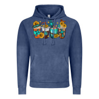 Vintage Denim cross coffee cups Vintage Hoodie - texasbilliewilder