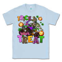 Dusty Blue trick rawr treat Classic Tee - AdoDesignShop