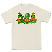 Bone st patricks day gnomes with western hearts and shamrocks Premium Tee - Artiststas