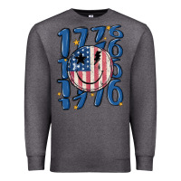 Charcoal Heather 1776 Premium Sweatshirt - MaliasSmallBusiness