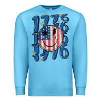 Ocean Blue 1776 Premium Sweatshirt - MaliasSmallBusiness