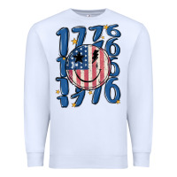 White 1776 Premium Sweatshirt - MaliasSmallBusiness