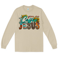 Mushroom give me coffee jesus Long Sleeve Tee - RacoonDesign