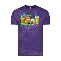 Cloud Purple alligator coffee cups Vintage Tee - Zillion Design Studio
