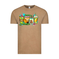 Vintage Coffee alligator coffee cups Vintage Tee - Zillion Design Studio