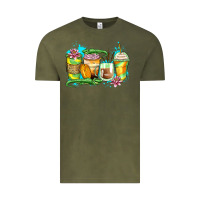Vintage Olive alligator coffee cups Vintage Tee - Zillion Design Studio