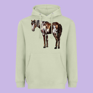 Mustang Horse Heavyweight Hoodie Designed By Lillyallendesigns