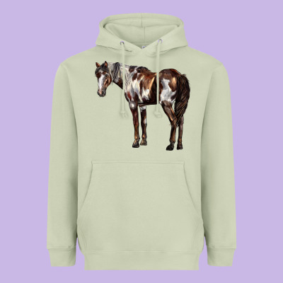 Mustang Horse Heavyweight Hoodie Designed By Lillyallendesigns