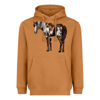 Meerkat Mustang Horse Heavyweight Hoodie - LillyAllenDesigns