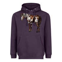 Plum Mustang Horse Heavyweight Hoodie - LillyAllenDesigns