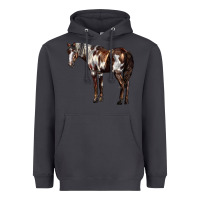 Smoke Mustang Horse Heavyweight Hoodie - LillyAllenDesigns
