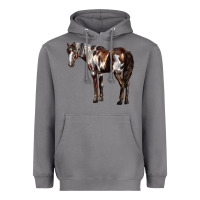 Storm Mustang Horse Heavyweight Hoodie - LillyAllenDesigns