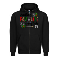 Black santa's favorite x ray tech Zipper Hoodie - AdoDesignShop