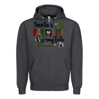 Smoke santa's favorite x ray tech Zipper Hoodie - AdoDesignShop