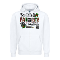 White santa's favorite x ray tech Zipper Hoodie - AdoDesignShop