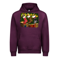 Mauve Wine Christmas Urban Hoodie - RanaPortraitStore