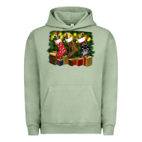 Pigment Oil Green Christmas Urban Hoodie - RanaPortraitStore