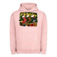 Pigment Salmon Christmas Urban Hoodie - RanaPortraitStore