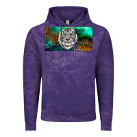 Cloud Purple white tiger forest license plate Vintage Hoodie - RanaPortraitStore
