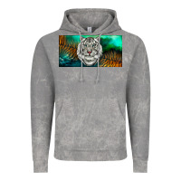 Cloud Rock white tiger forest license plate Vintage Hoodie - RanaPortraitStore