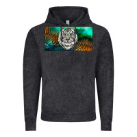 Vintage Black white tiger forest license plate Vintage Hoodie - RanaPortraitStore