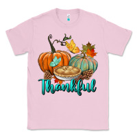 Bubblegum Pink thankful pumpkins Classic Tee - BundleAndBundleShop