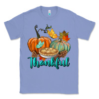 Colony Blue thankful pumpkins Classic Tee - BundleAndBundleShop