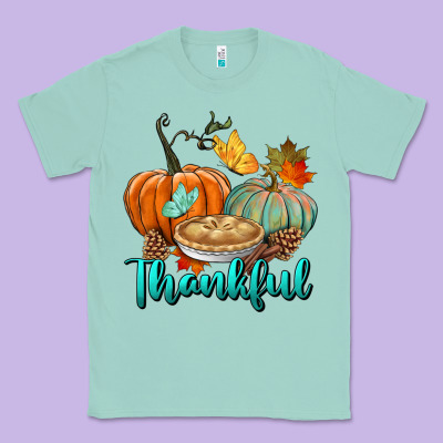 Thankful Pumpkins Classic Tee Designed By Bundleandbundleshop