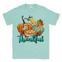 Seafoam thankful pumpkins Classic Tee - BundleAndBundleShop