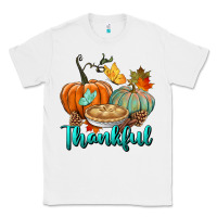 White thankful pumpkins Classic Tee - BundleAndBundleShop