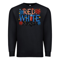 Black red white boujee Premium Sweatshirt - MaliasSmallBusiness