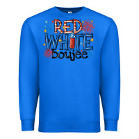 True Royal red white boujee Premium Sweatshirt - MaliasSmallBusiness