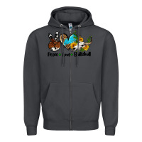 Smoke peace love  bullskull Zipper Hoodie - AdoDesignShop