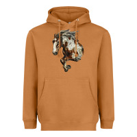 Meerkat Mustang Horse Heavyweight Hoodie - LillyAllenDesigns