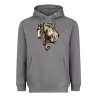 Storm Mustang Horse Heavyweight Hoodie - LillyAllenDesigns
