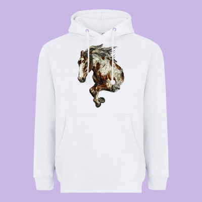 Mustang Horse Heavyweight Hoodie Designed By Lillyallendesigns
