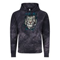 Cloud Black White Tiger Scratch Mark Vintage Hoodie - RanaPortraitStore