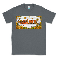 Charcoal Heather sunflowers and butterflies mama license plate Classic Tee - HRA Design Shop