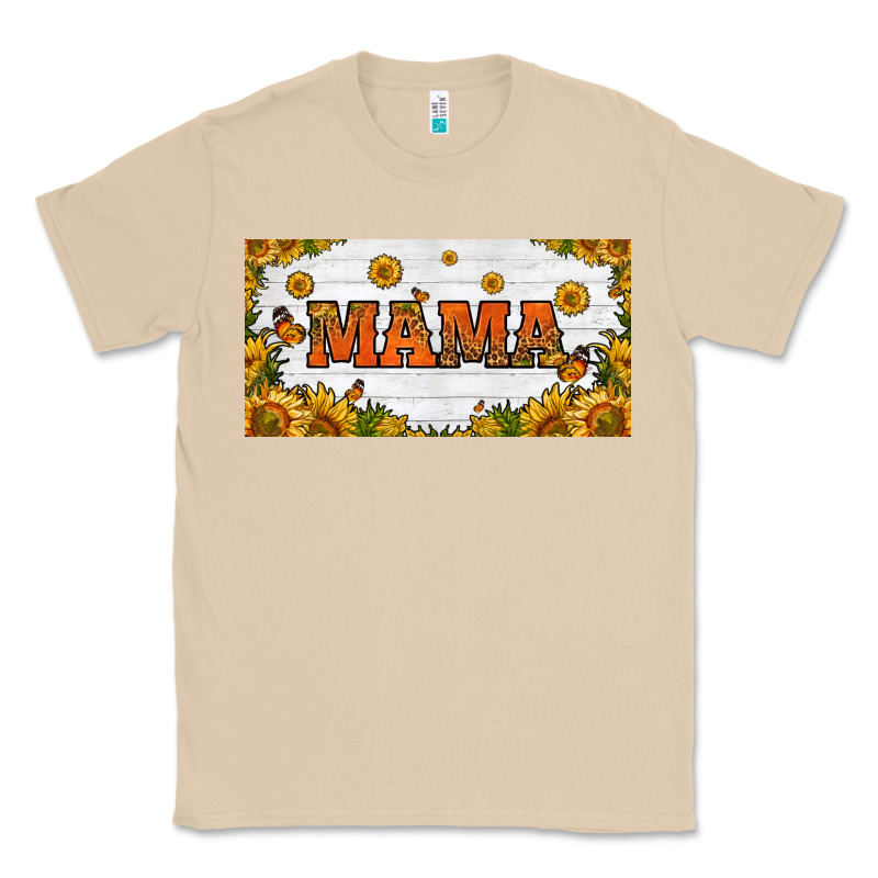 Sunflowers And Butterflies Mama License Plate Classic Tee by HRA Design Shop | Teevron