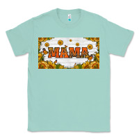 Seafoam sunflowers and butterflies mama license plate Classic Tee - HRA Design Shop
