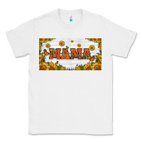 White sunflowers and butterflies mama license plate Classic Tee - HRA Design Shop