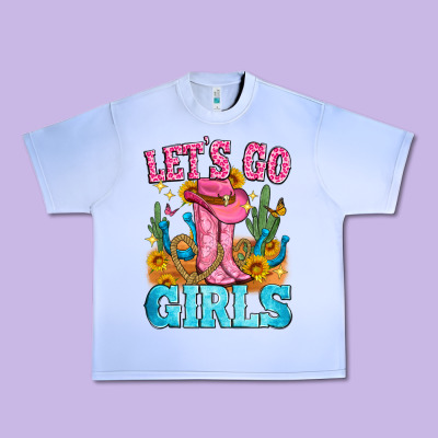 Let's Go Girls Urban Heavy Tee Designed By Zillion Design Studio