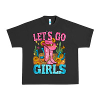 Pigment Black let's go girls Urban Heavy Tee - Zillion Design Studio