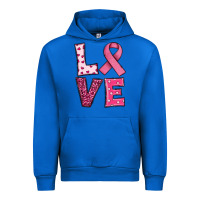 Cobalt Western Breast Cancer Love Urban Hoodie - RanaPortraitStore
