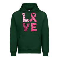 Forest Green Western Breast Cancer Love Urban Hoodie - RanaPortraitStore