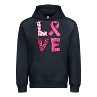 Navy Western Breast Cancer Love Urban Hoodie - RanaPortraitStore